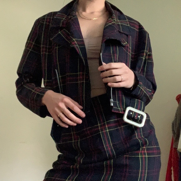 Two piece Vintage Plaid Set - Picture 4 of 6